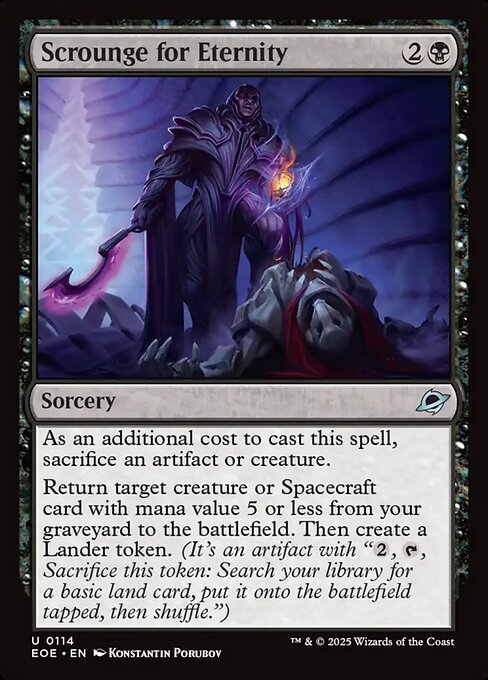 Scrounge for Eternity front