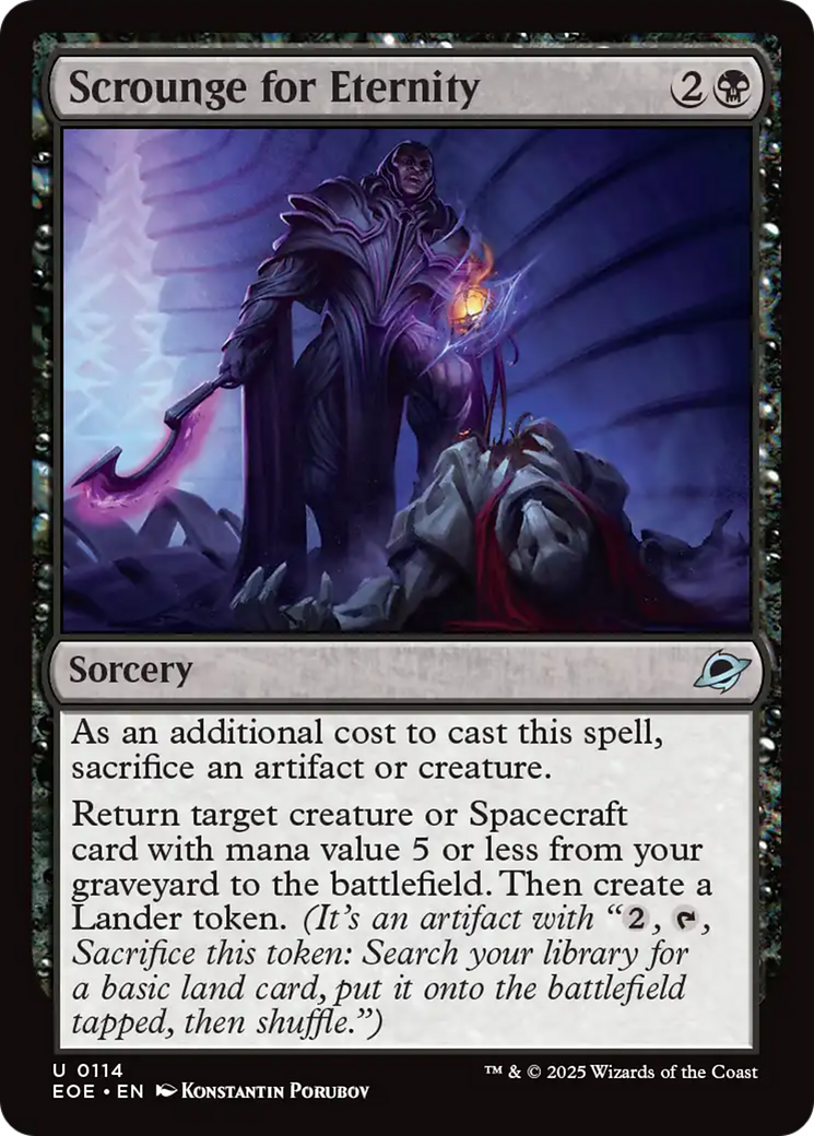 Scrounge for Eternity (EOE) 114 - WZRD TCG