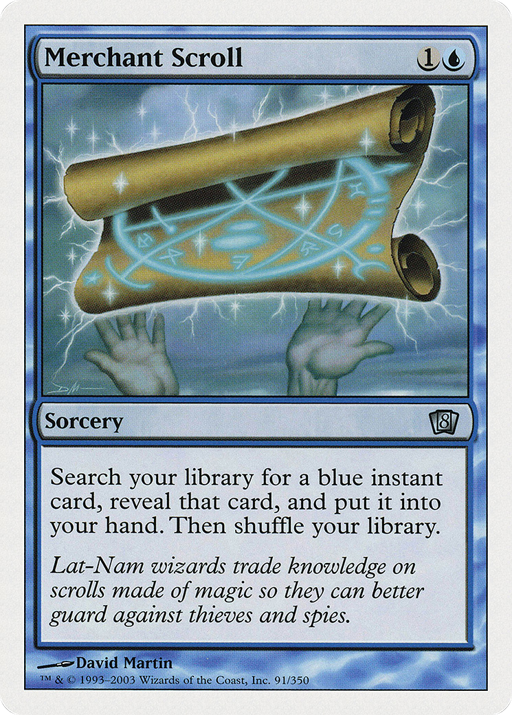 Merchant Scroll (8ED) 91 - WZRD TCG