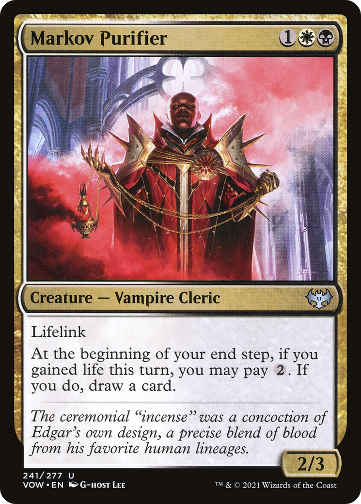 Markov Purifier (VOW) 241