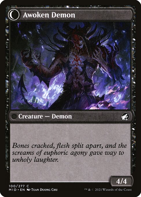 Ecstatic Awakener // Awoken Demon (Back)