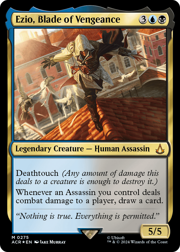 Ezio, Blade of Vengeance (ACR) 275 - WZRD TCG