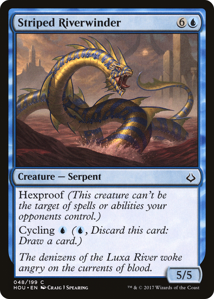 Striped Riverwinder (HOU) 48 - WZRD TCG