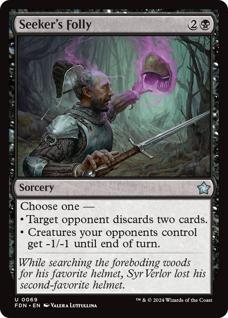 Seeker's Folly (FDN) 69 - WZRD TCG