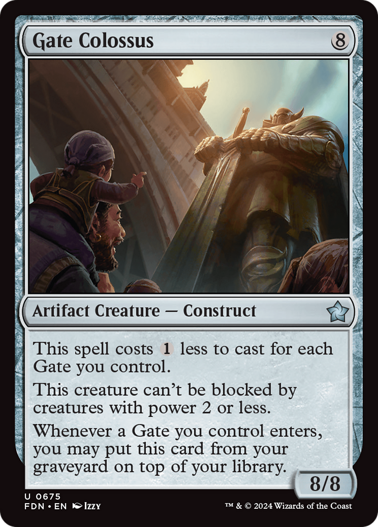 Gate Colossus (FDN) 675 - WZRD TCG