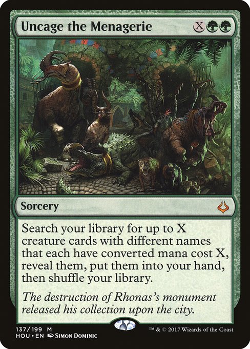 Uncage the Menagerie front