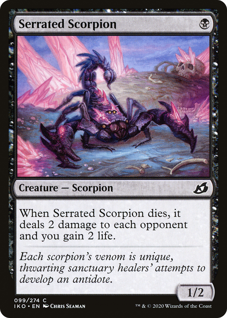 Serrated Scorpion (IKO) 99 - WZRD TCG