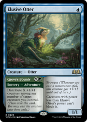 Elusive Otter (DFC) (WOE) 225 - WZRD TCG