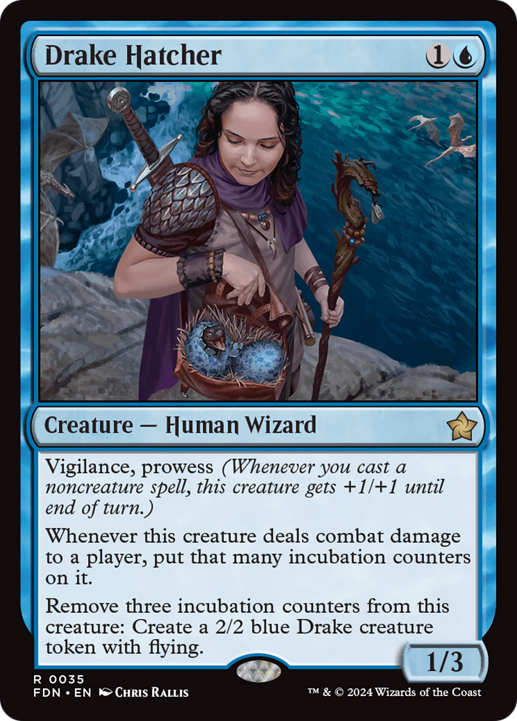 Drake Hatcher (FDN) 35 - WZRD TCG