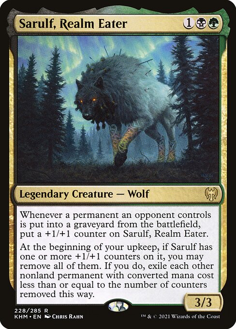 Sarulf, Realm Eater front