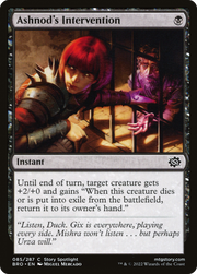 Ashnod's Intervention (BRO) 85 - WZRD TCG