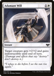 Adamant Will (VOW) 1 - WZRD TCG