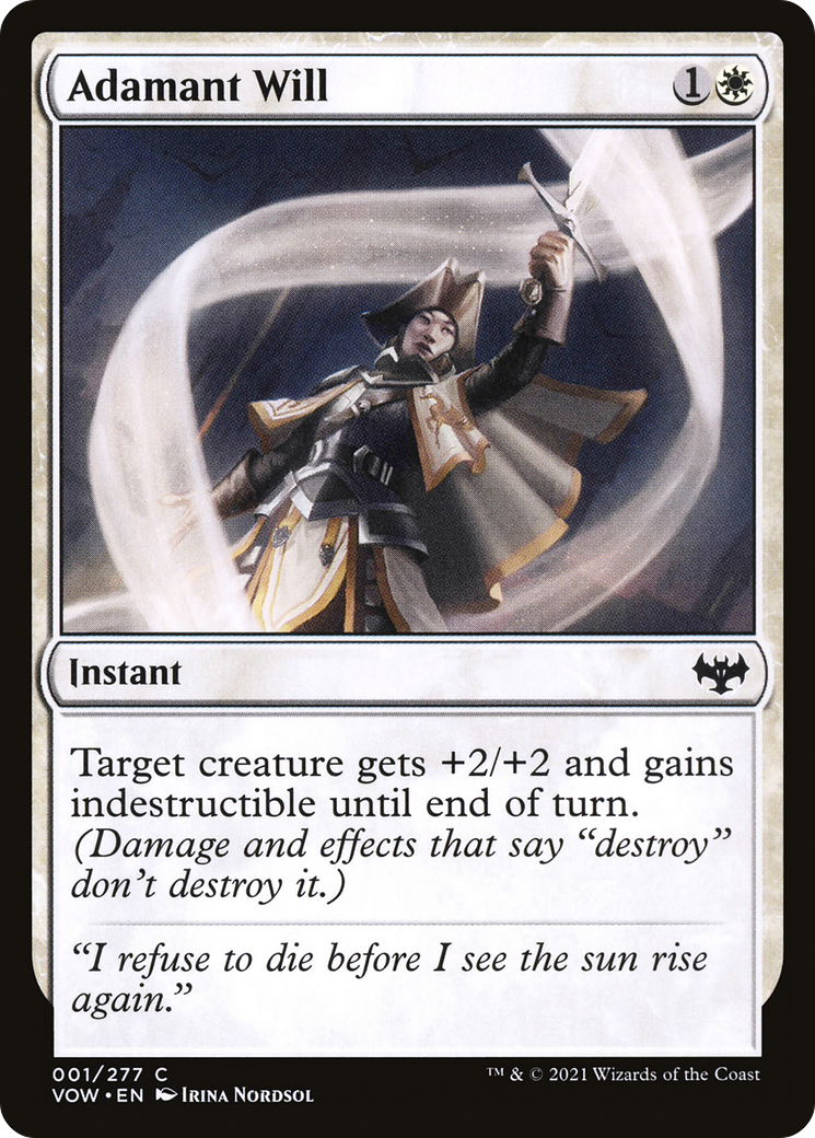 Adamant Will (VOW) 1 - WZRD TCG