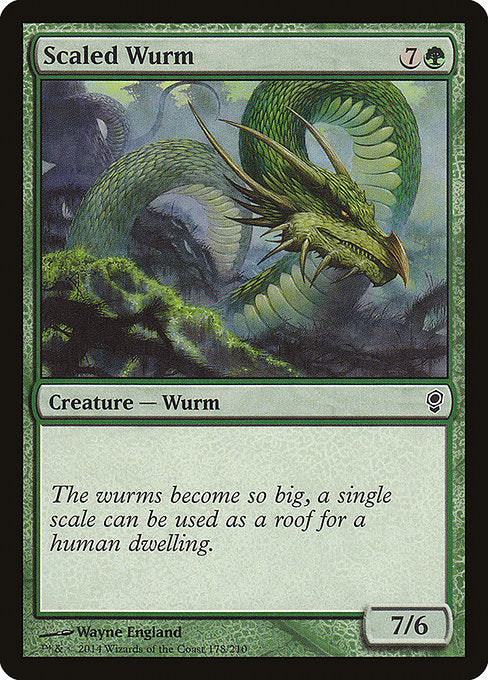 Scaled Wurm front