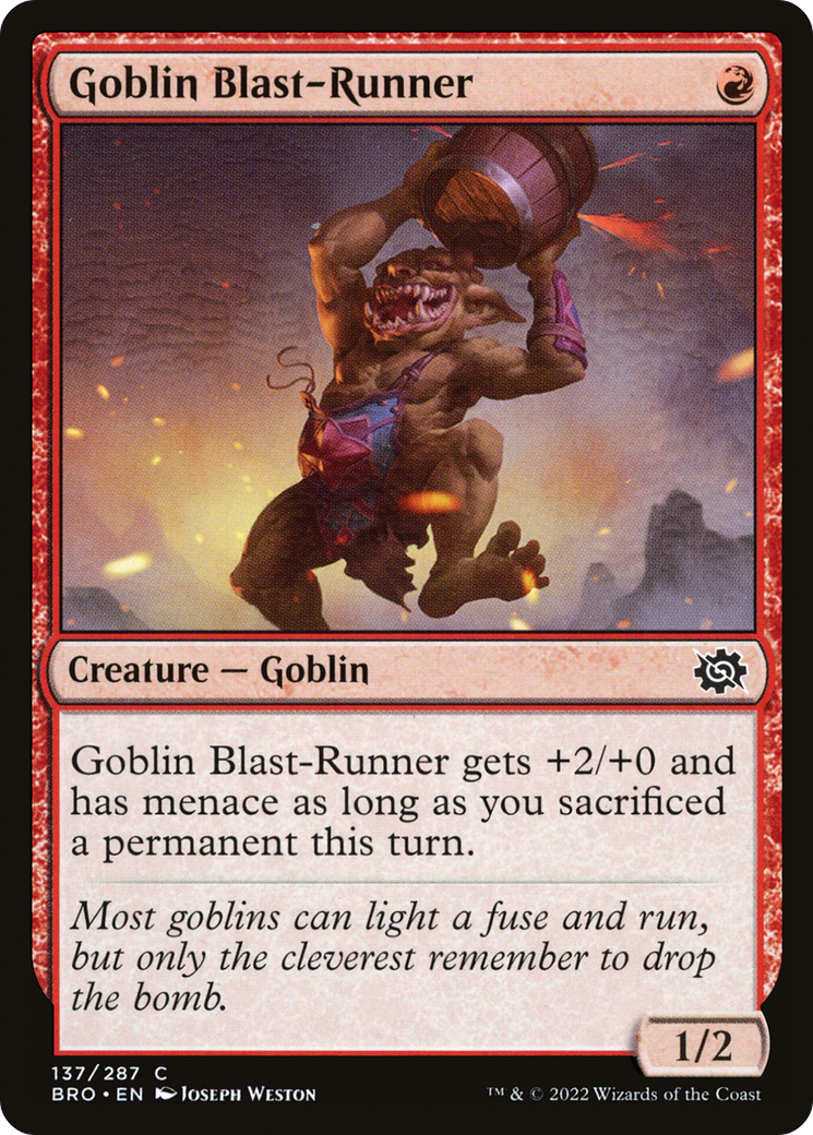 Goblin Blast-Runner (BRO) 137