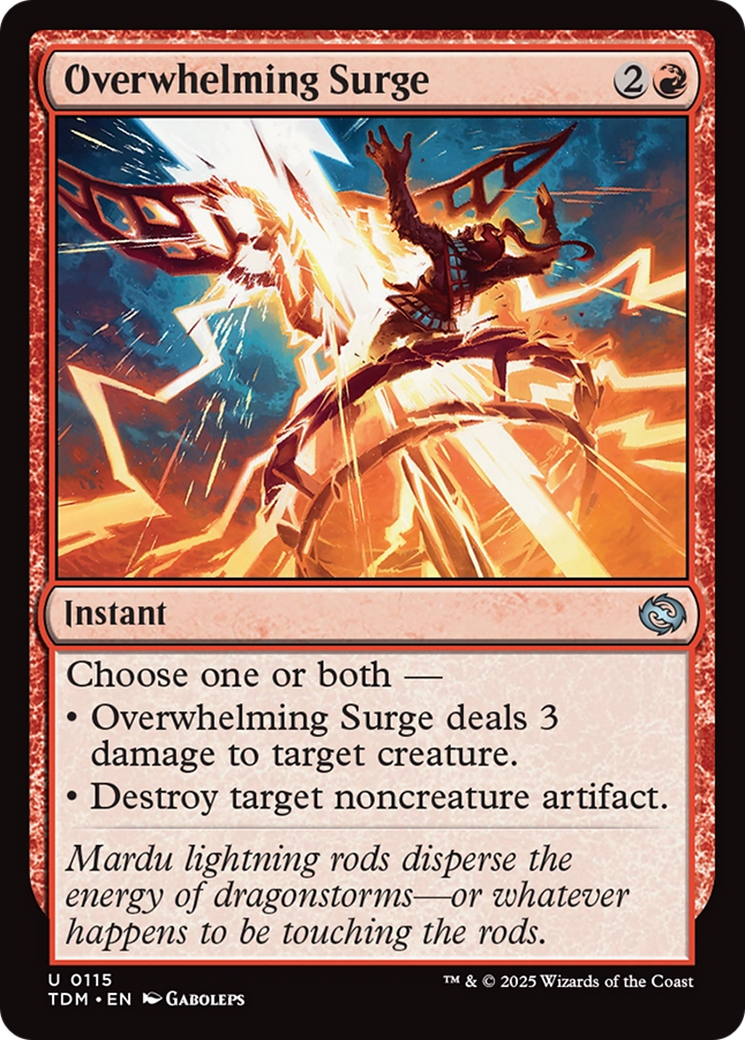 Overwhelming Surge (TDM) 115 - WZRD TCG