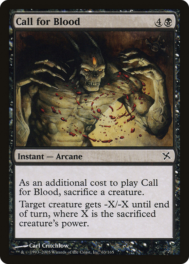 Call for Blood (BOK) 63 - WZRD TCG