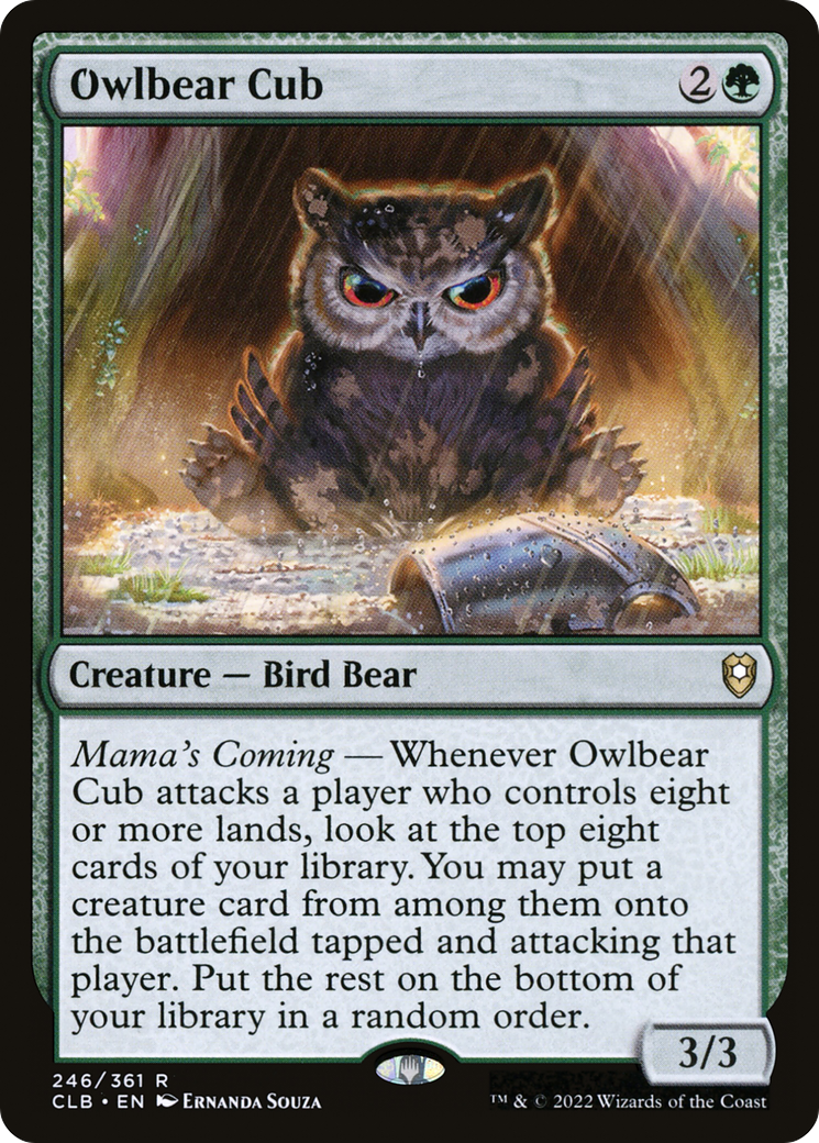 Owlbear Cub (CLB) 246 - WZRD TCG