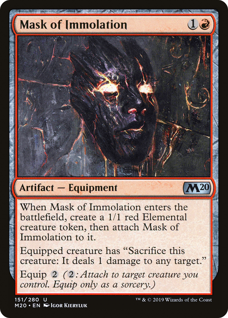 Mask of Immolation (M20) 151 - WZRD TCG