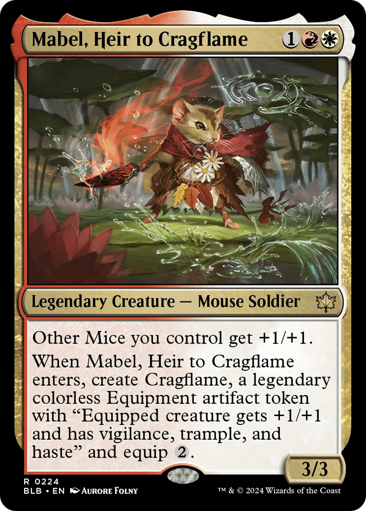 Mabel, Heir to Cragflame (BLB) 224 - WZRD TCG