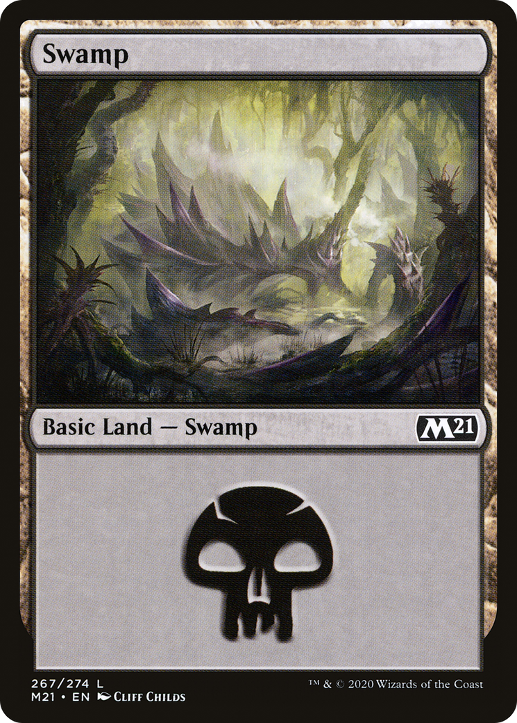 Swamp (M21) 267 - WZRD TCG