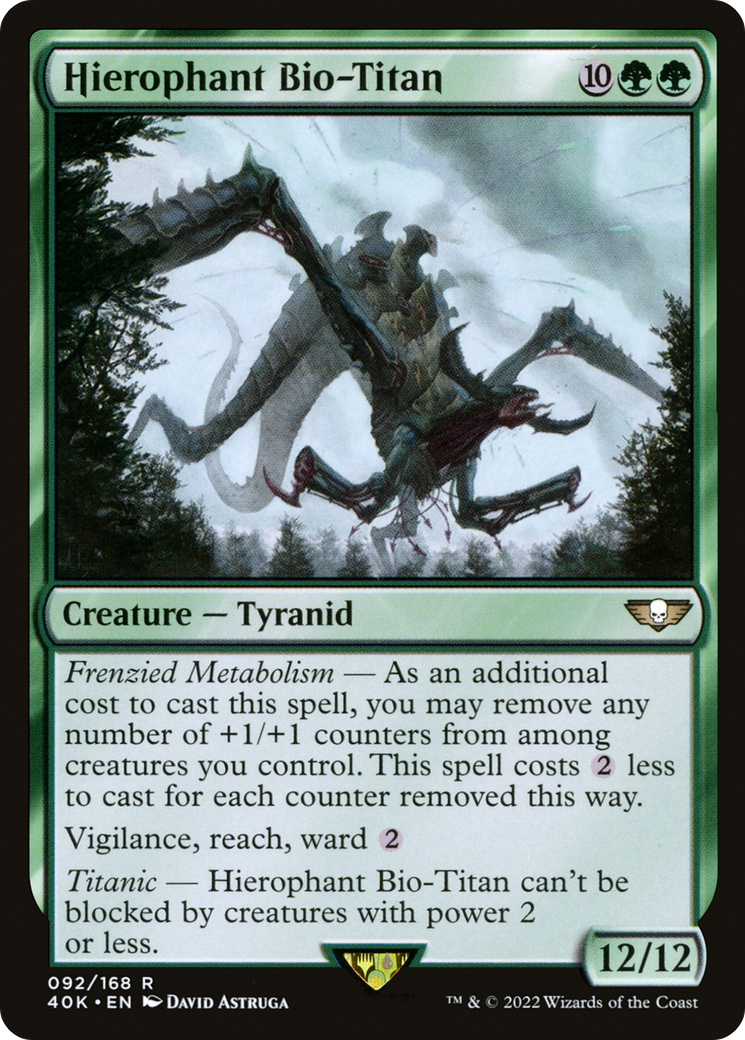 Hierophant Bio-Titan (40K) 92 - WZRD TCG