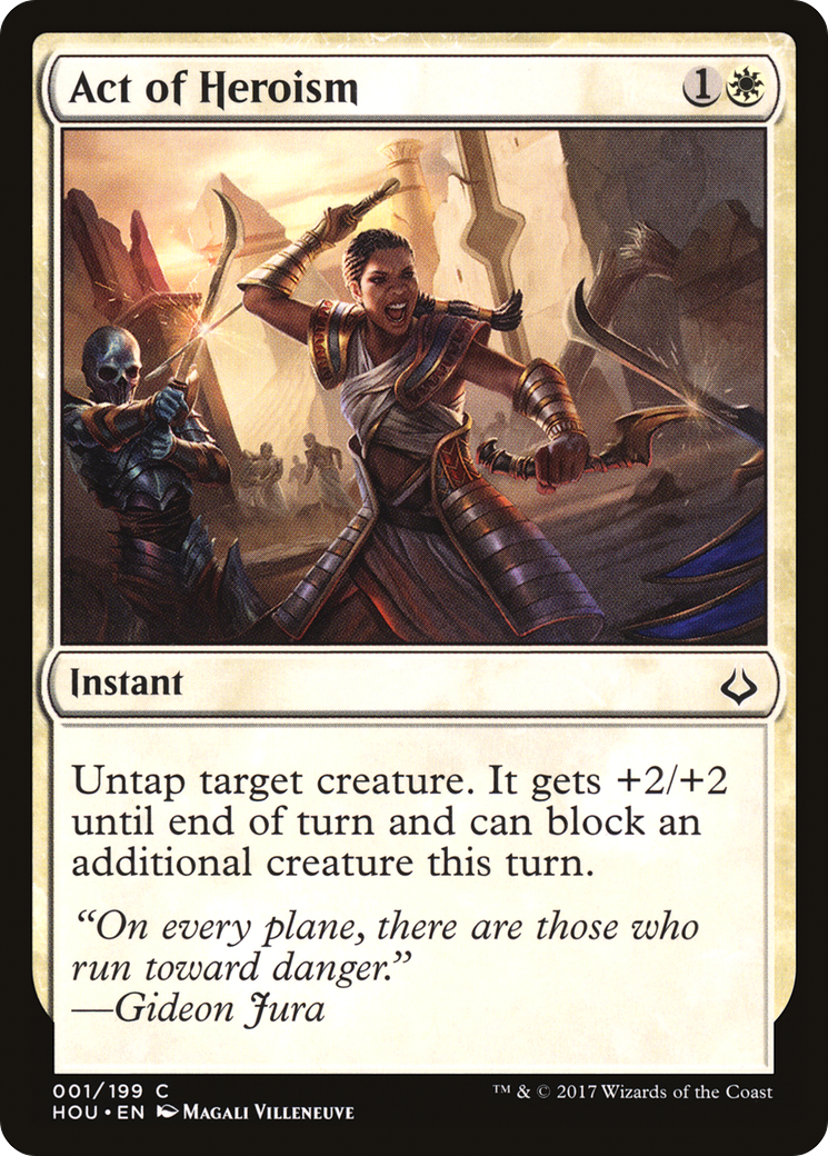 Act of Heroism (HOU) 1 - WZRD TCG