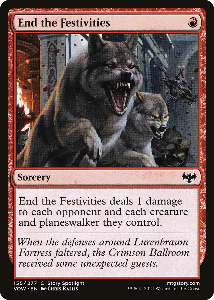 End the Festivities (VOW) 155 - WZRD TCG