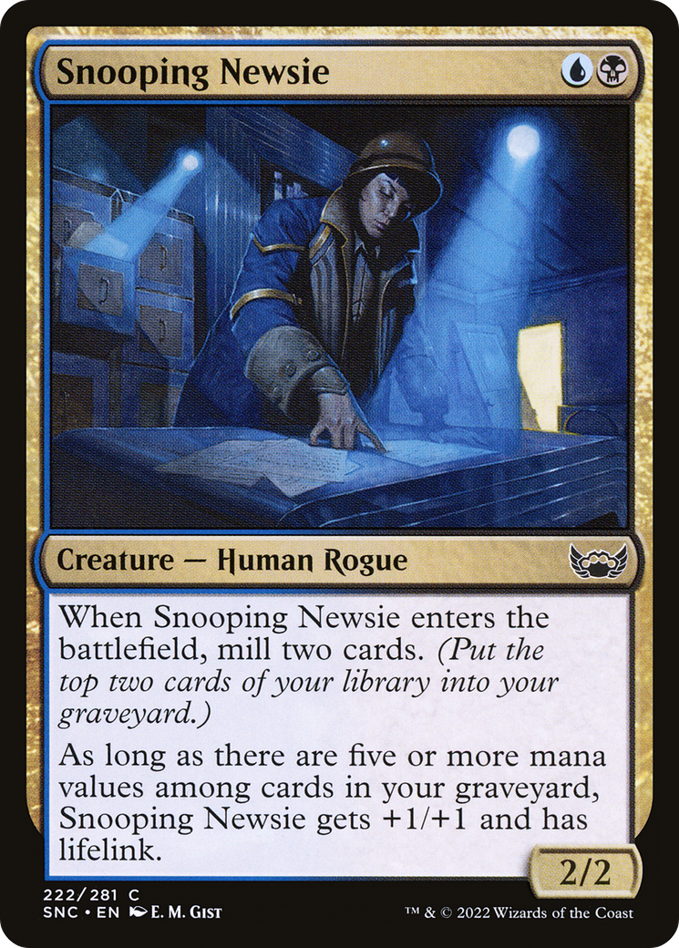 Snooping Newsie (SNC) 222 - WZRD TCG