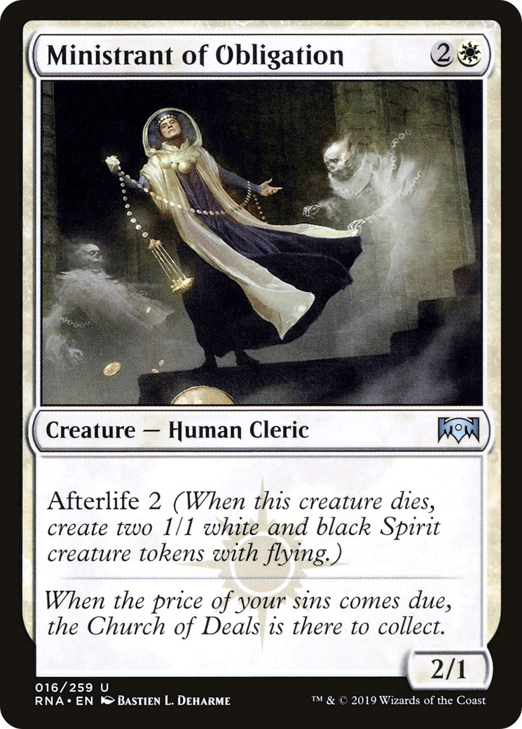 Ministrant of Obligation (RNA) 16 - WZRD TCG