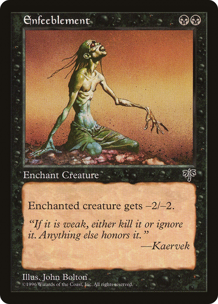 Enfeeblement (MIR) 121 - WZRD TCG