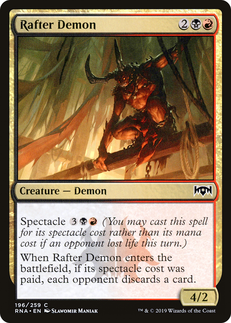Rafter Demon (RNA) 196 - WZRD TCG