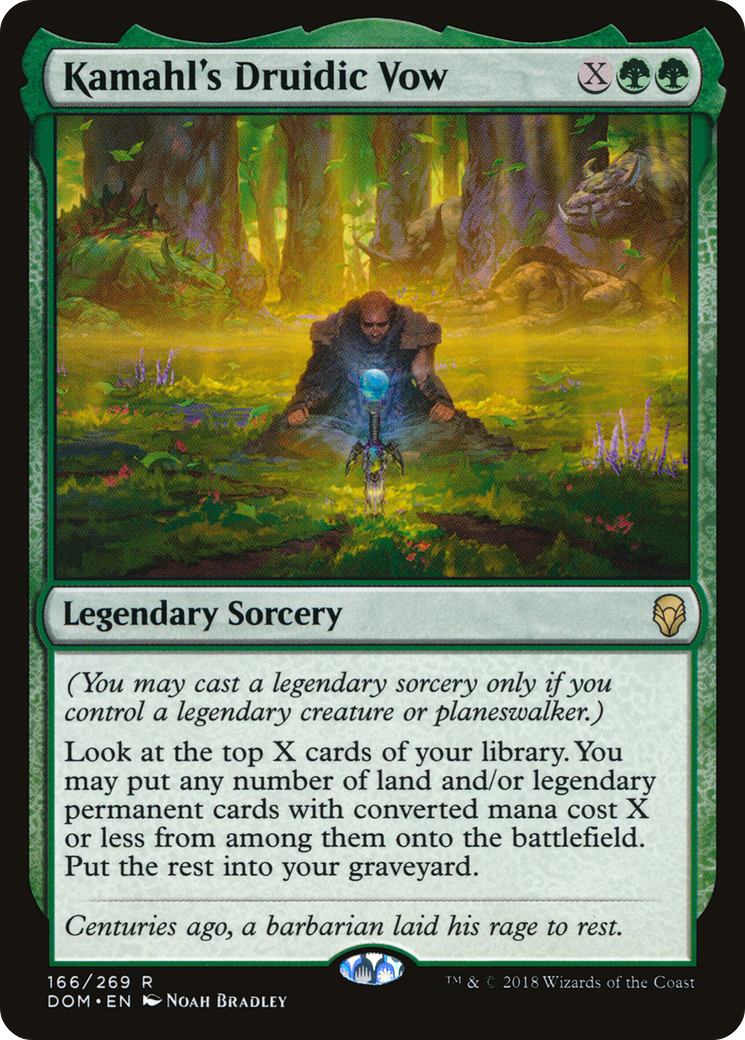 Kamahl's Druidic Vow (DOM) 166