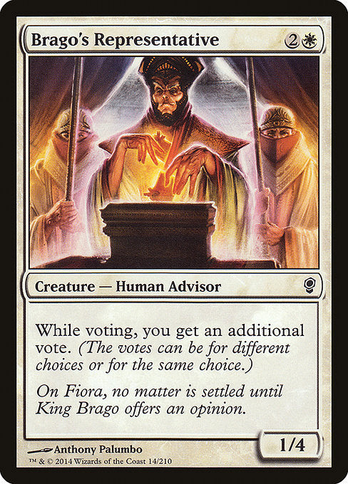 Brago's Representative front