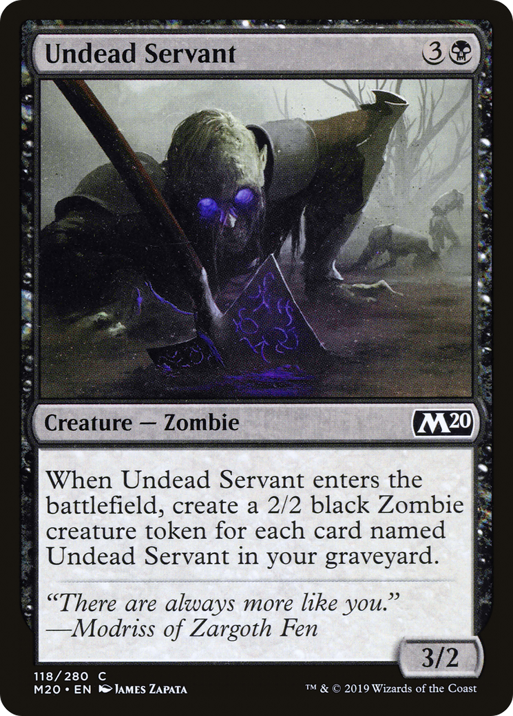 Undead Servant (M20) 118 - WZRD TCG