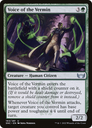 Voice of the Vermin (SNC) 163 - WZRD TCG