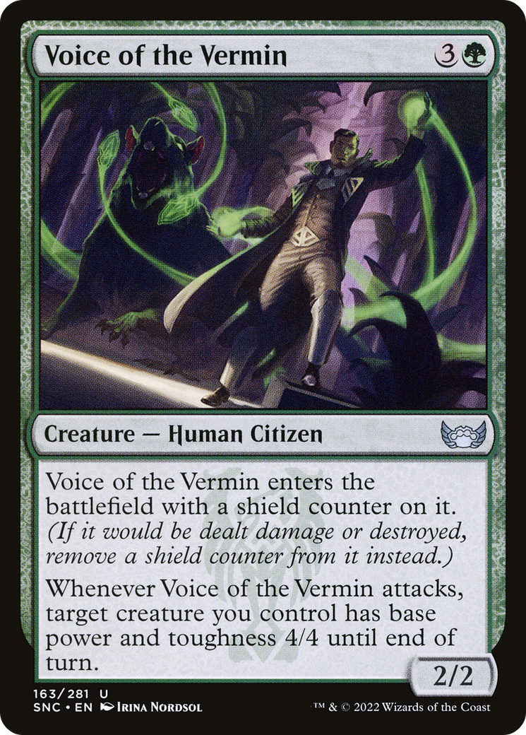 Voice of the Vermin (SNC) 163 - WZRD TCG