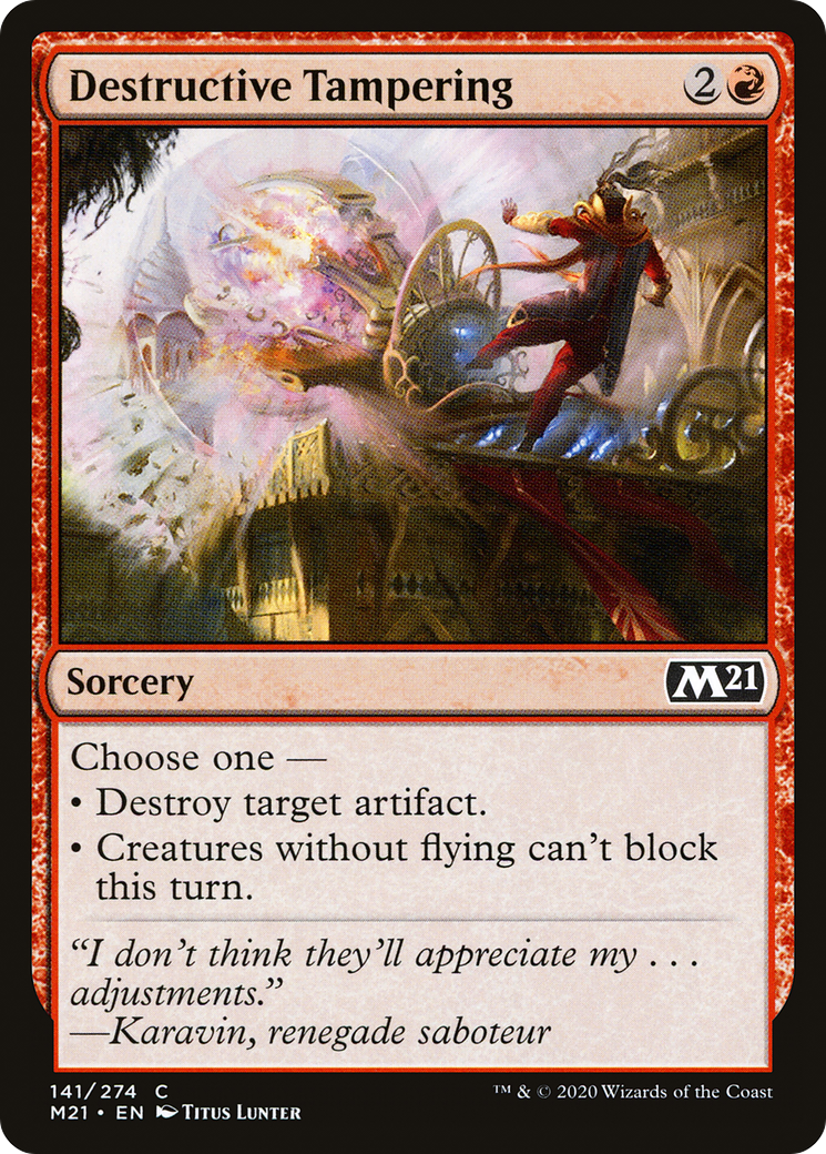 Destructive Tampering (M21) 141 - WZRD TCG