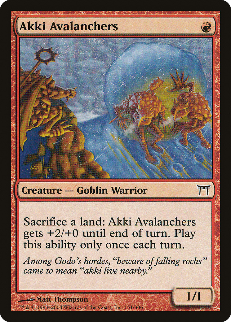 Akki Avalanchers (CHK) 151 - WZRD TCG