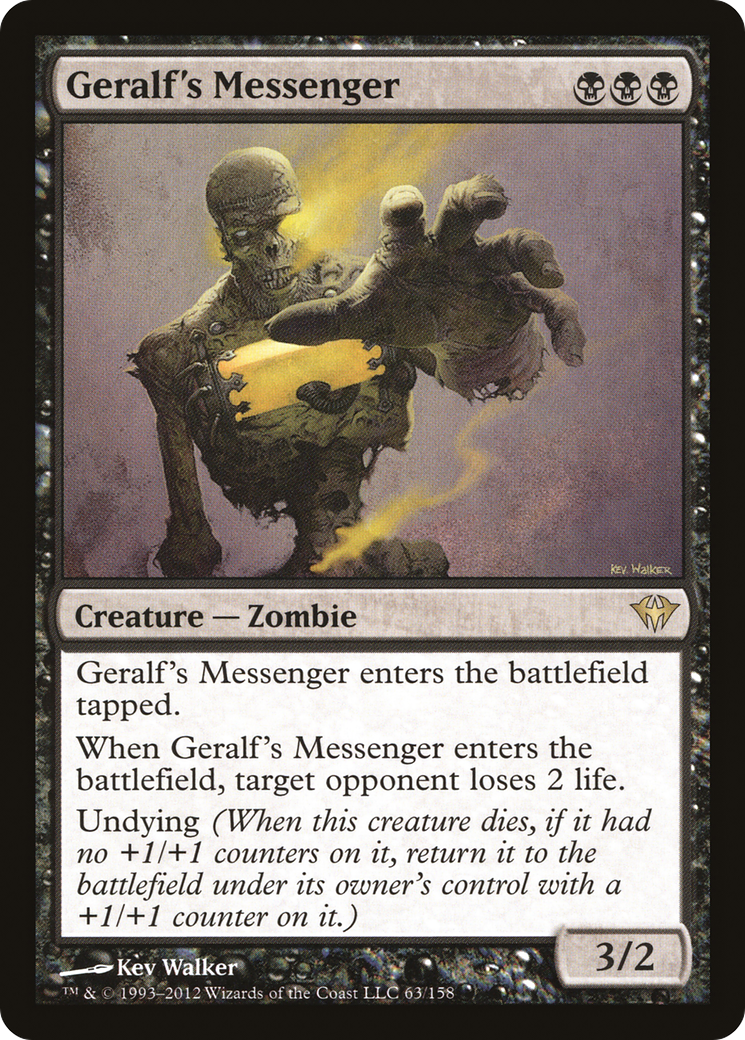 Geralf's Messenger (DKA) 63 - WZRD TCG