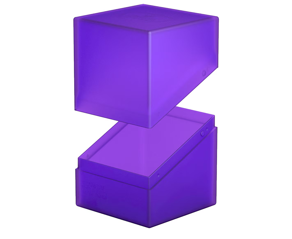 Ultimate Guard Boulder deck box 100+ Amethyst - WZRD TCG
