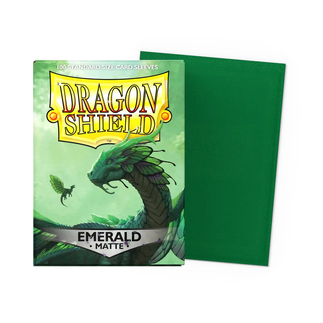 Dragon Shield - Standard Size Matte - Emerald Green