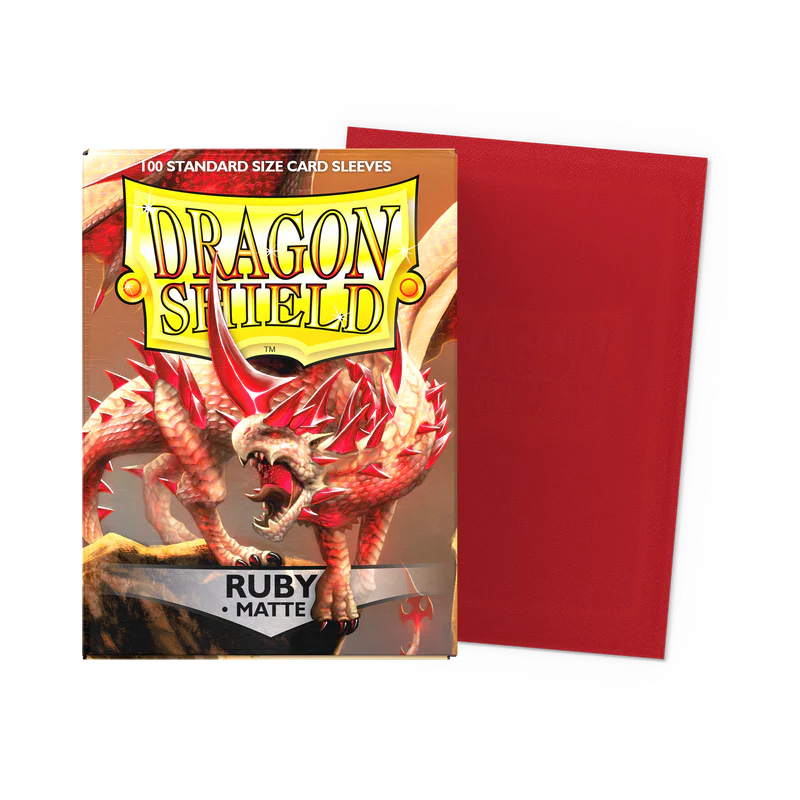 Dragon Shield - Standard Size Matte - Ruby