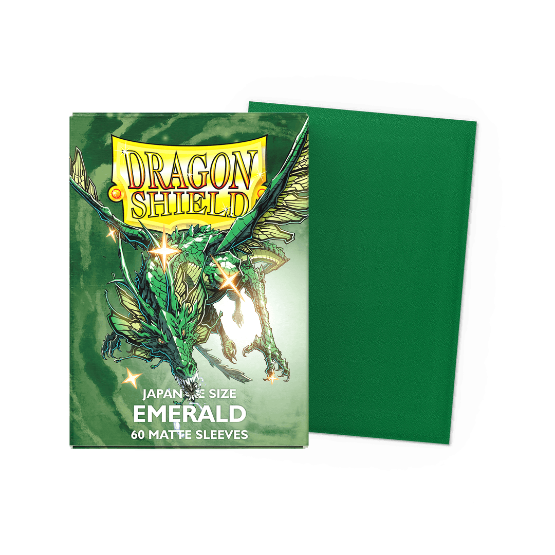 Dragon Shield - Japanese Size Matte - Emerald