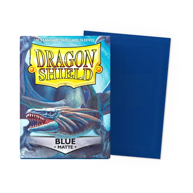 Dragon Shield - Standard Size Matte - Blue - WZRD TCG