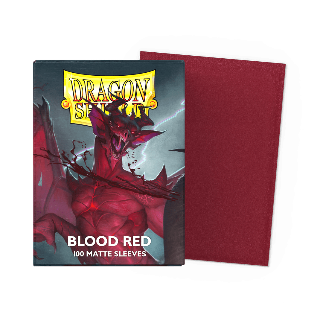 Dragon Shield - Standard Size Matte - Blood Red