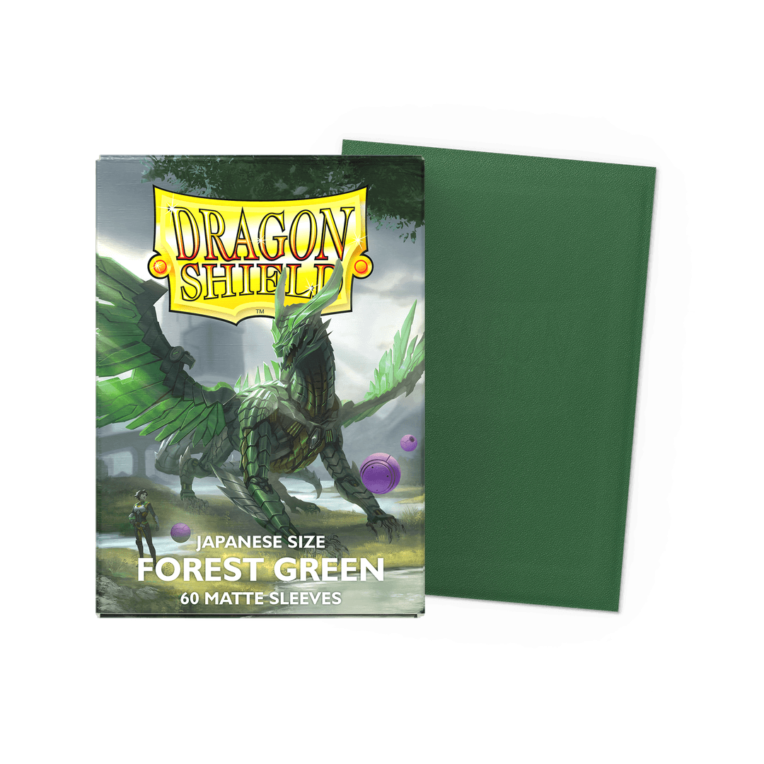 Dragon Shield - Japanese Size Matte - Forest green