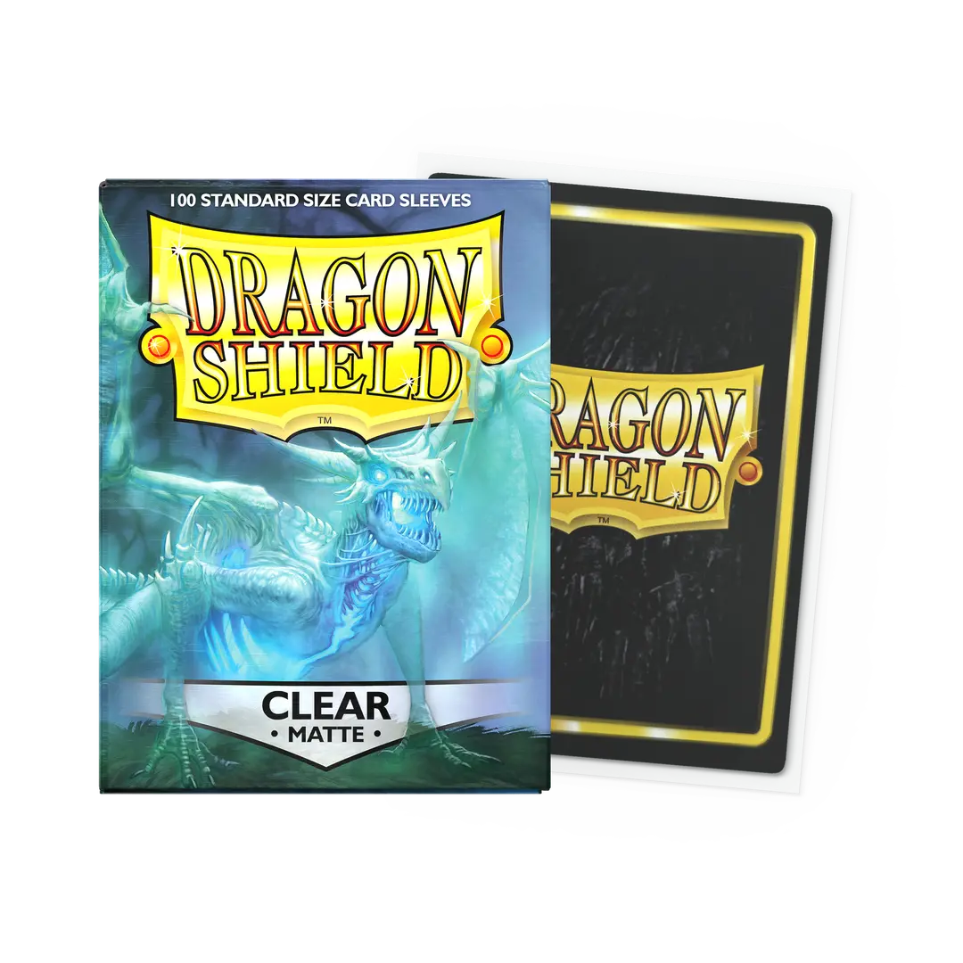 Dragon Shield - Standard Matte Outer Sleeves - CLEAR