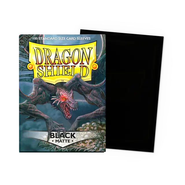Dragon Shield - Standard Size Matte - Black - WZRD TCG