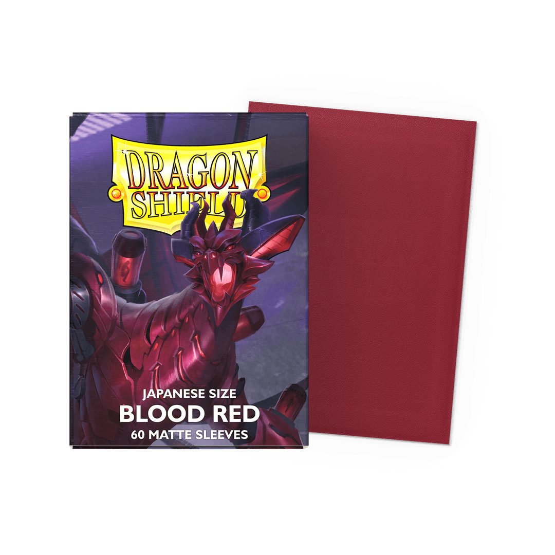 Dragon Shield - Japanese Size Matte - Blood red